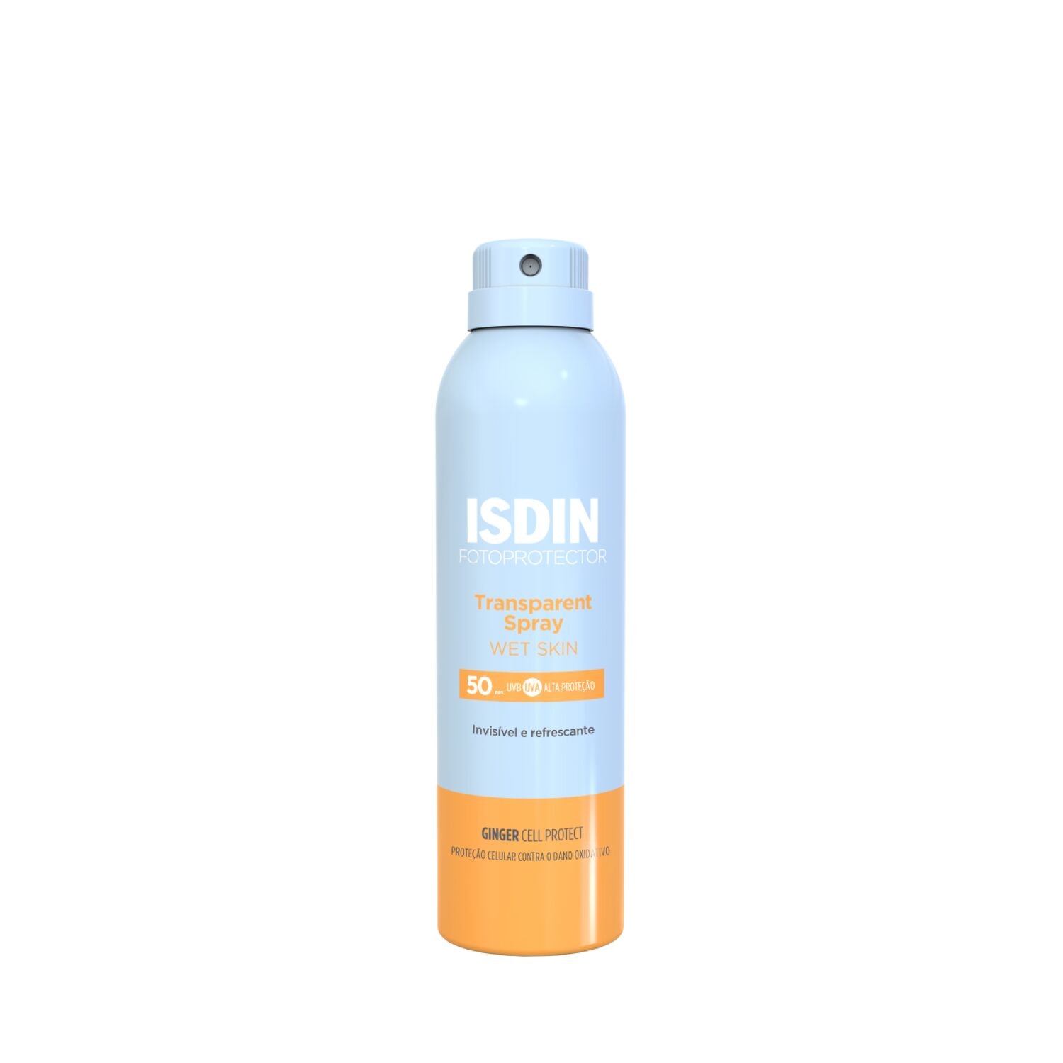 FOTOPROTECTOR ISDIN 50+ TRANSPARENT SPRAY WET SKIN (PROTECTOR SOLAR CORPORAL EN SPRAY)